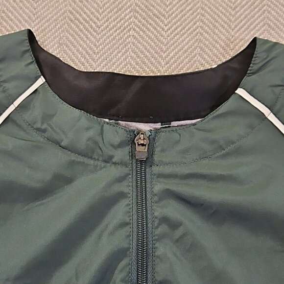 Holloway 1/4 Zip Pullover Men's XL Green Black LS Jersey Lined New NWT Athletic - Picture 6 of 16
